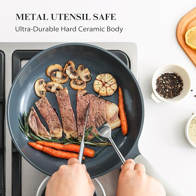PRICUSIS Nonstick Ceramic Frying Pan