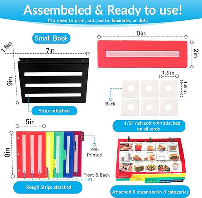 Visual Communication Book, 162 ASD Photo Picture Cards: Autism Language