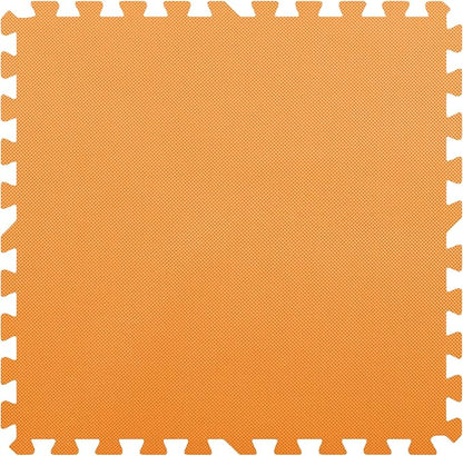 FlooringInc's 1/2" Soft Non-Toxic Baby Play Mat, Toddler Playmat, Colorful Puzzle PlayMat, Floor Mats for Kids & Babies, EVA Foam Interlocking Tiles for Nursery & Playroom | Orange, 35 Tiles, 140 SqFt