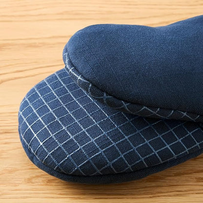 KITCHENAID Gourmet Series Gridlines Mini Oven Mitts 2-Pack Set, Heat Resistant