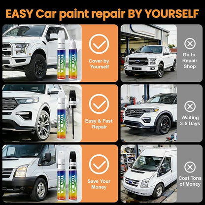 Volcanic Red Tintcoat(GNT/WA170H) Touch Up Paint Compatible with GMC,2-In-1 Car Scratch Remover Pen,Car Paint Scratch Repair Kit for Scratches,Chips & Nicks,2-PCS SET