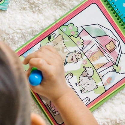 Melissa & Doug On the Go Water Wow! Reusable Water-Reveal Activity Pad - Animals - FSC Certified