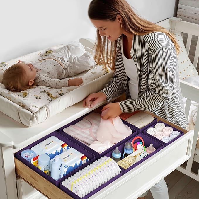 DIMJ Drawer Organizer Clothes