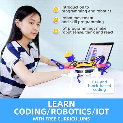 Petoi Robot Dog Bittle X (Construction) | Robotics Kit | App & Voice Control Smart Robot | Programmable Open Source Coding Robot Kit | STEM & Robotics Education for Teens, Coders, Geeks, & Students