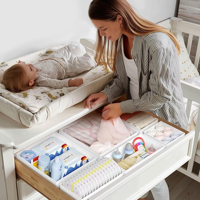 DIMJ Drawer Organizer Clothes