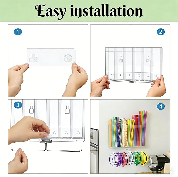 10''Straw Storage for Cabinet Door