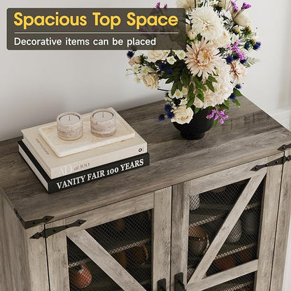 Maupvit 42.1" Farmhouse Shoe Cabinet