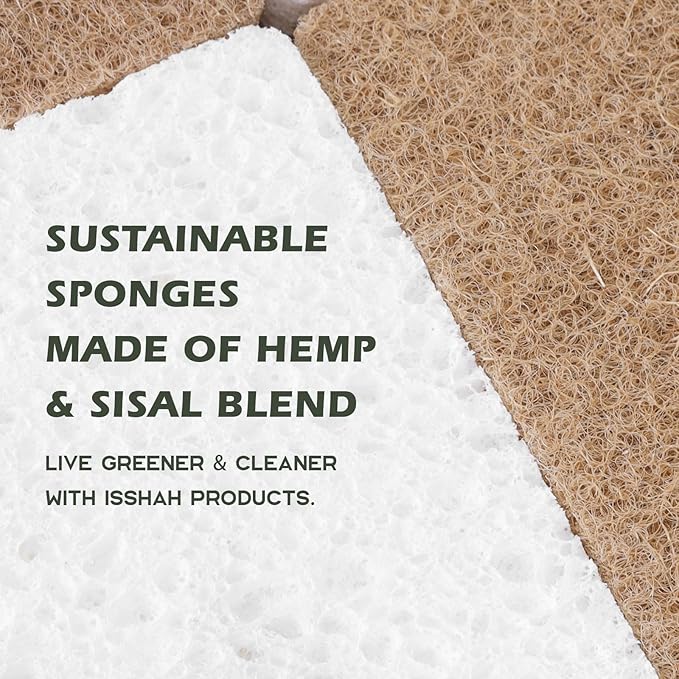 Isshah Plant-Based Kitchen Sponges