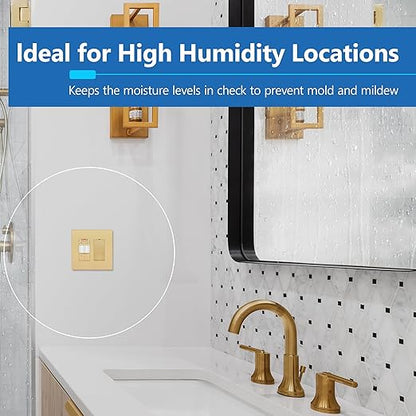 LIDER Humidity Sensor Switch and Motion Sensor Light Switch, PIR Sensor