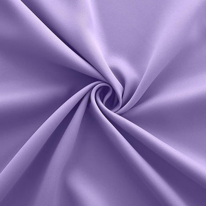 KOUFALL 72x84 Inches Long Purple Blackout Curtains