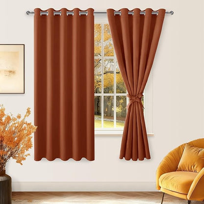Hiasan Fall Grommet Blackout Curtains