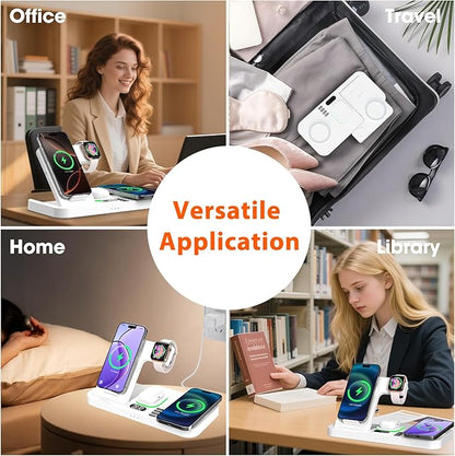 Dual Phone Magnetic Wireless Charging Station