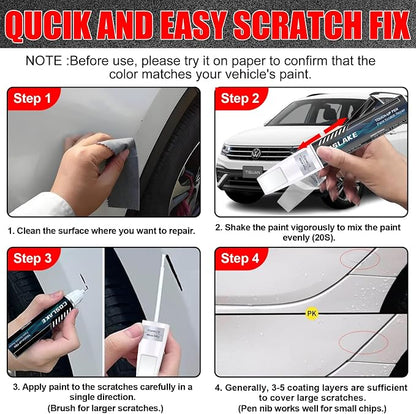 Car Touch Up Paint(Monterey Blue Pearl(LC5D)) for Volkswagen, Car Paint Scratch Repair Kit, Quick & Easy Solution to Repair, 2 in 1 Scratch Remover Pen with 2PCS Disposable Micro Applicators
