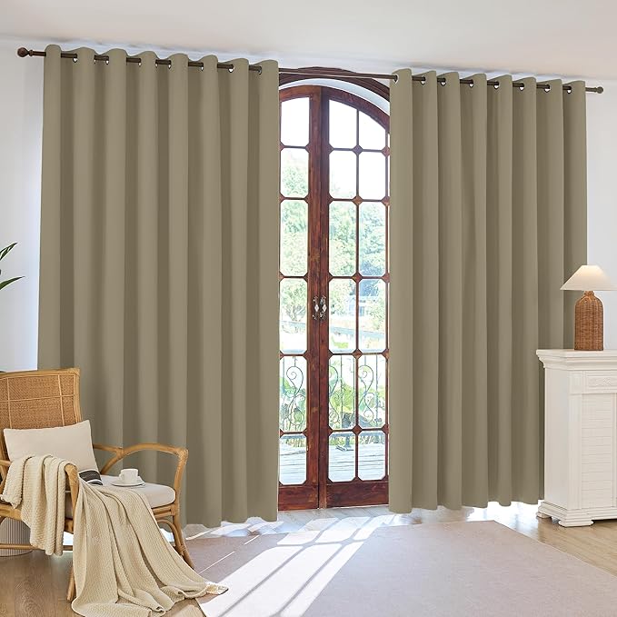 100% Blackout Curtains 63 Inch Length