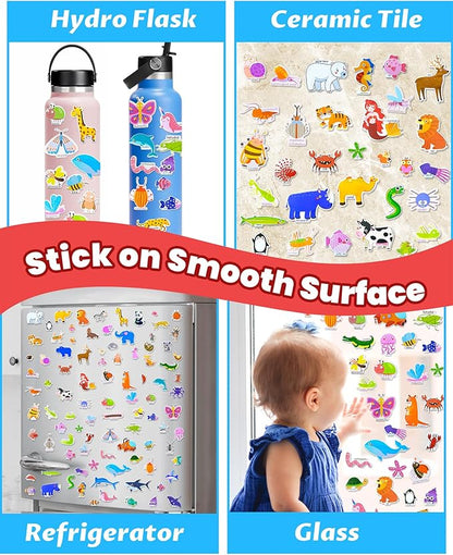 Reusable Sticker Book for Toddlers 2-4 Years, Stickers for Kids, Toddler Sticker Book Ages 1-3, Toddler Craft Activities, Toddlers Travel Toys Ages 2+ Boy Girl Birthday Gifts