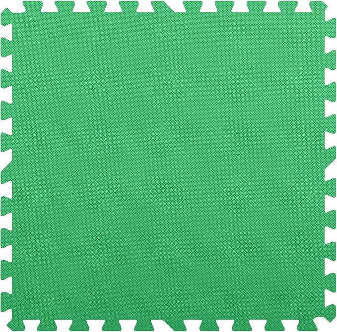 Flooring Inc's 1/2" Soft Non-Toxic Baby Play Mat, Toddler Playmat, Colorful Puzzle PlayMat, Floor Mats for Kids & Babies, EVA Foam Interlocking Tiles for Nursery & Playroom | Blue, 15 Tiles, 60 Sq/Ft