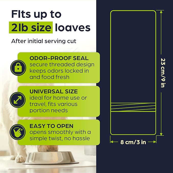 The Original Dog Food Loaf Storage Container