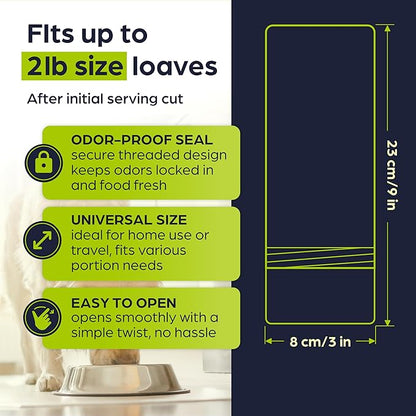 The Original Dog Food Loaf Storage Container