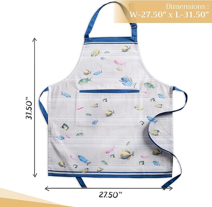Maison d' Hermine 100% Cotton Apron