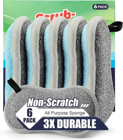 Dual Sided All-Purpose Sponges Kitchen, Dish Sponge
