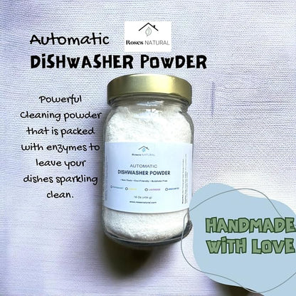 Automatic Dishwasher Powder Powered by Enzymes 16 Oz (Unscented)