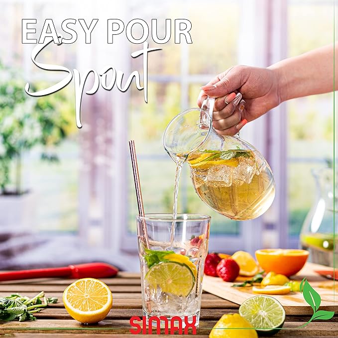 Simax Small 16 Ounce Borosilicate Glass Pitcher