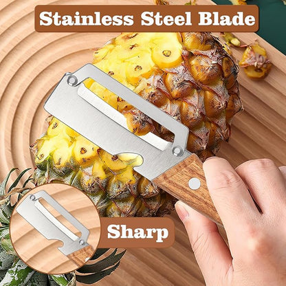 2 Pcs Multifunctional Vegetable Peeler, Stainless Steel Blade Peeler