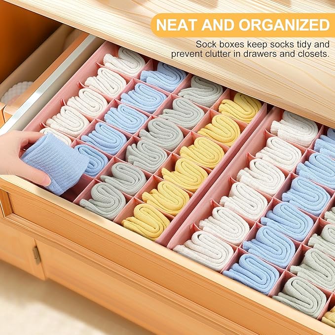 Joyoldelf Sock Organizer Drawer Organizer