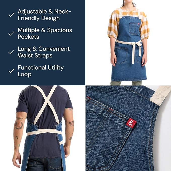 hedley & bennett Crossback Apron