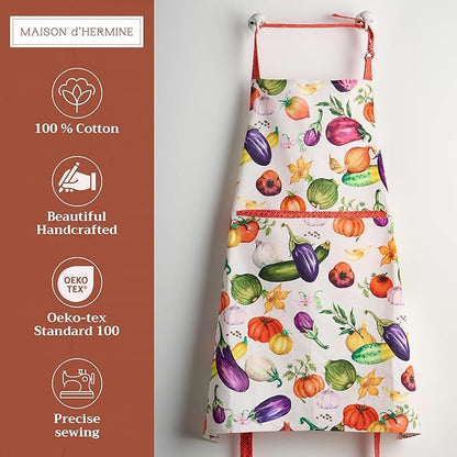 Maison d' Hermine 100% Cotton Apron