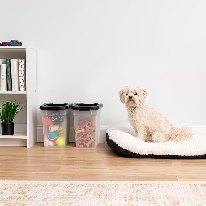 IRIS USA Airtight Dog Food Storage Container, 2 Pack,