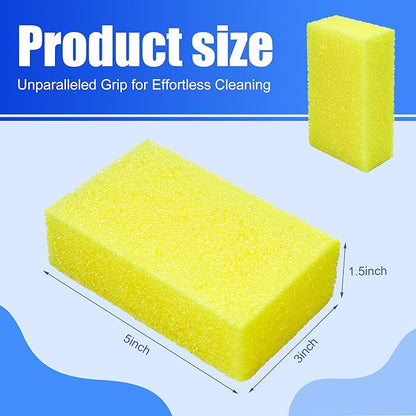 DECOHS 2 Pcs Bug Scrubber Sponge- Reusable Car Bug & Tar Remover Sponge- Car
