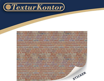 3 Sheets Self-Adhesive Wall Cladding for Dollhouse 1:12 Scale (Shimmering Bluish)