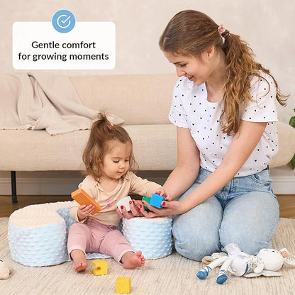 Baby Sit Up Pillow | Baby Pillow for Sitting Up | Comfortable Infant Seat for Early Sitting & Playtime | Soft & Stable Seat with Ring | Suitable from 4 Months