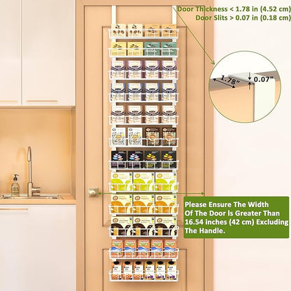 Churboro Over the Door Pantry Organizer Rack