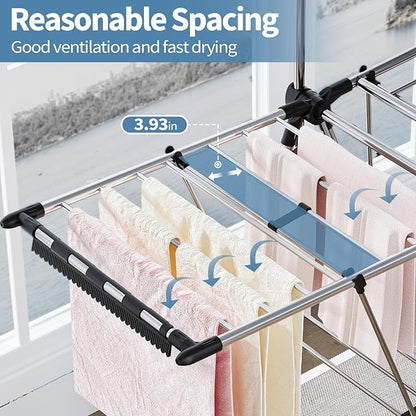 APEXCHASER Clothes Drying Rack