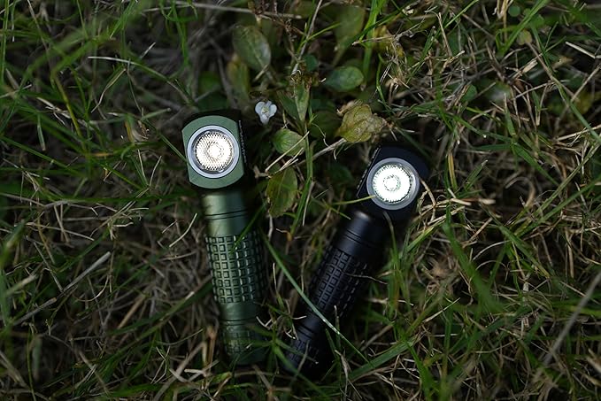 Manker E02III Everyday-Carry Flashlight, USB-c Rechargeable 10440 / AAA Flashlight, Pocket EDC flashlightwith Magnetic Tail, Reversible Clip (560 Lumens 6500K Cool White, Army Green)