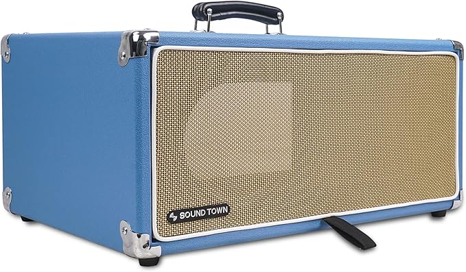 Sound Town Vintage 4U Amp Rack Case, 12.5" Depth