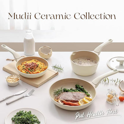 PRICUSIS Ceramic Nonstick Saucepan