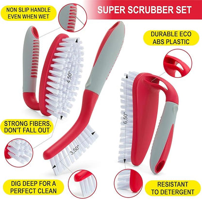 Scrub Brush Set of 3pcs