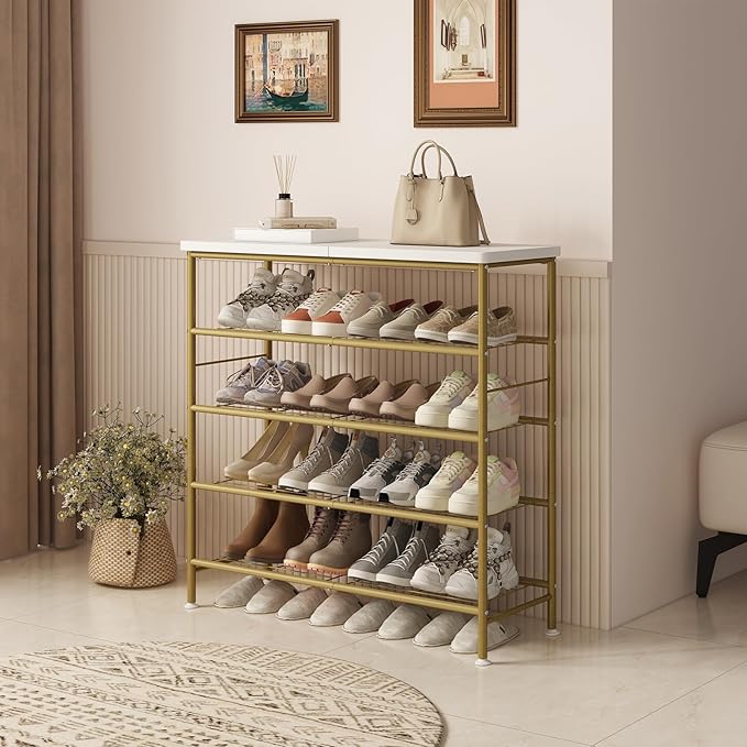 SUOERNUO Shoe Rack Organizer 5 Tier