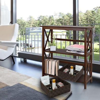 Posprica Woven Storage Baskets for Organizing, Small Baskets Cube Bin Container