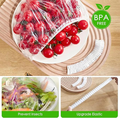 100 Plastic Large Bowl Covers