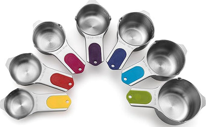 Spring Chef Magnetic Stainless Steel Measuring Cups, Kitchen Tools