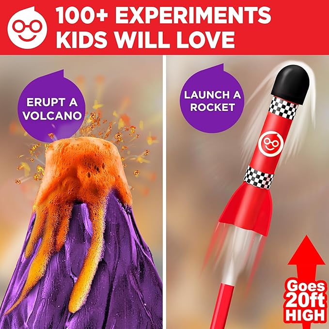Doctor Jupiter My First Amazing Science Kit for Kids Ages 4-5-6-7-8 | Birthday Gift Ideas for 4+ Year Old Boys & Girls | Learning & Educational Projects | STEM Toy with 100+ Experiments