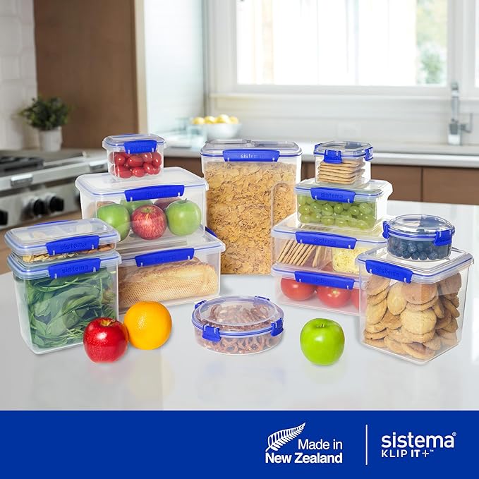 Sistema KLIP IT Large 7L Food Storage Container, Airtight & Stackable,