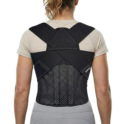 Full Back Posture Corrector for Women & Men – Pull-Back System Posture Brace –