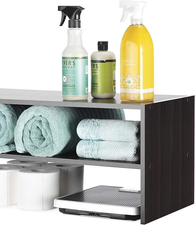 Whitmor Wood Stackable 2-Shelf Shoe Rack, 24 INCH