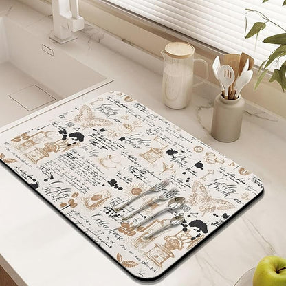 Absorbent Coffee Bar Mat