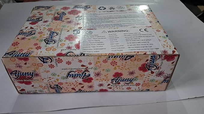 Ajuny Wooden Puzzles Box Set (6 Games) Brain Teaser for Teens & Adults, IQ Test Interlocking 3D Puzzles, Handcrafted Rustic Patio Decor, Unique Gift for Christmas and Birthdays